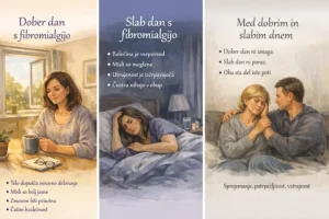 Kako izgleda dober in slab dan s fibromialgijo